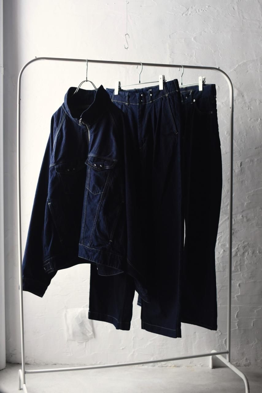 My Beautiful Landlet 12ozデニムガゼットパンツ one wash - BISHOOL