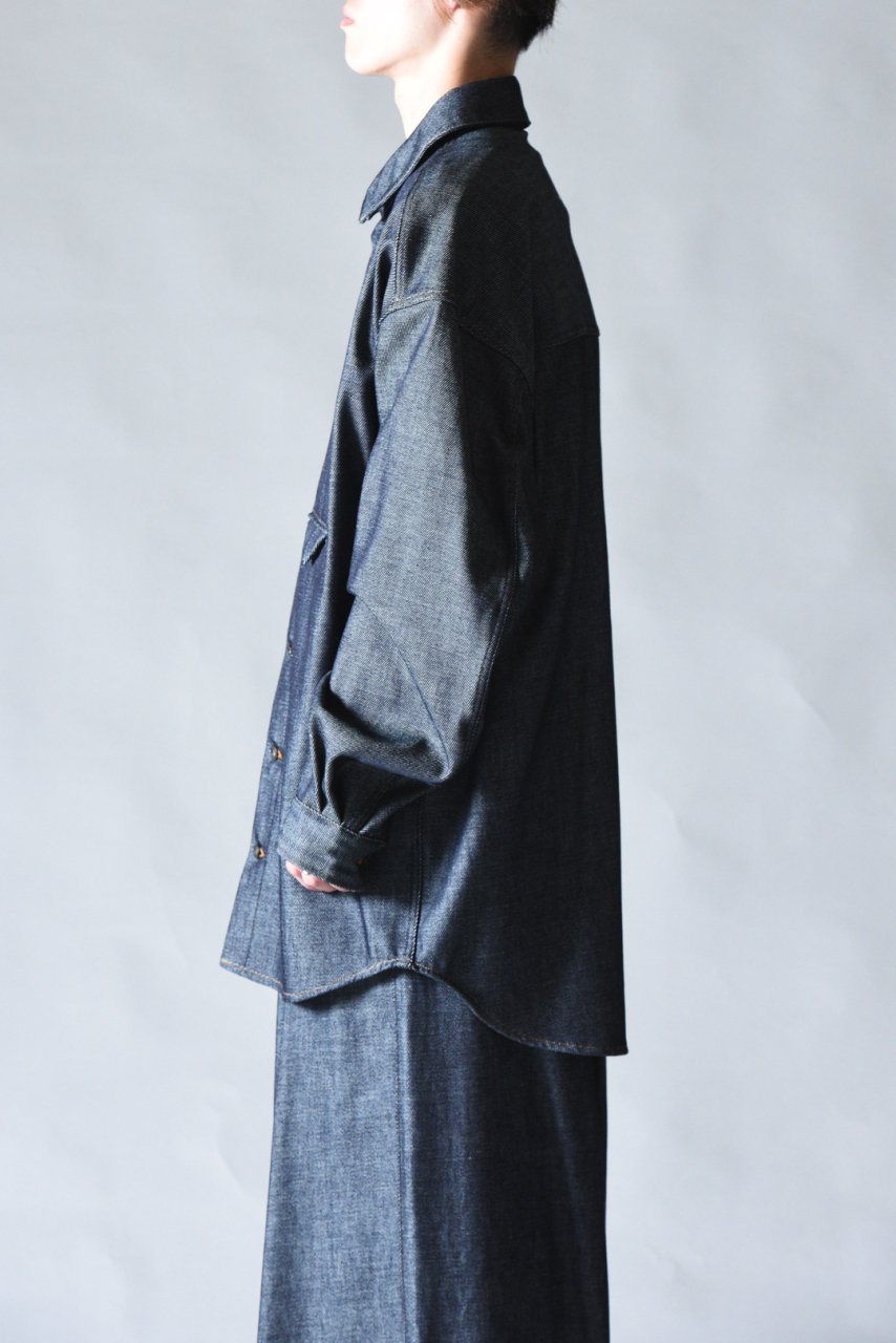 VOAAOV ルーズデニムビッグシャツ indigo - BISHOOL,Edwina Horl,My Beautiful  Landlet,YANTOR等取扱い OVIE STUDIO の通販サイト