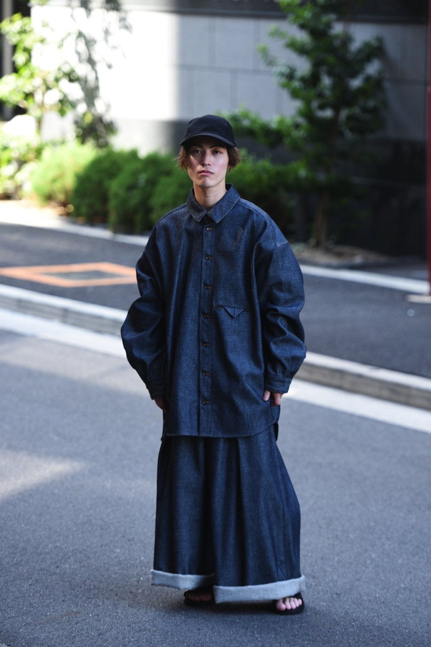 VOAAOV ルーズデニムスーパービッグパンツ indigo - BISHOOL,Edwina