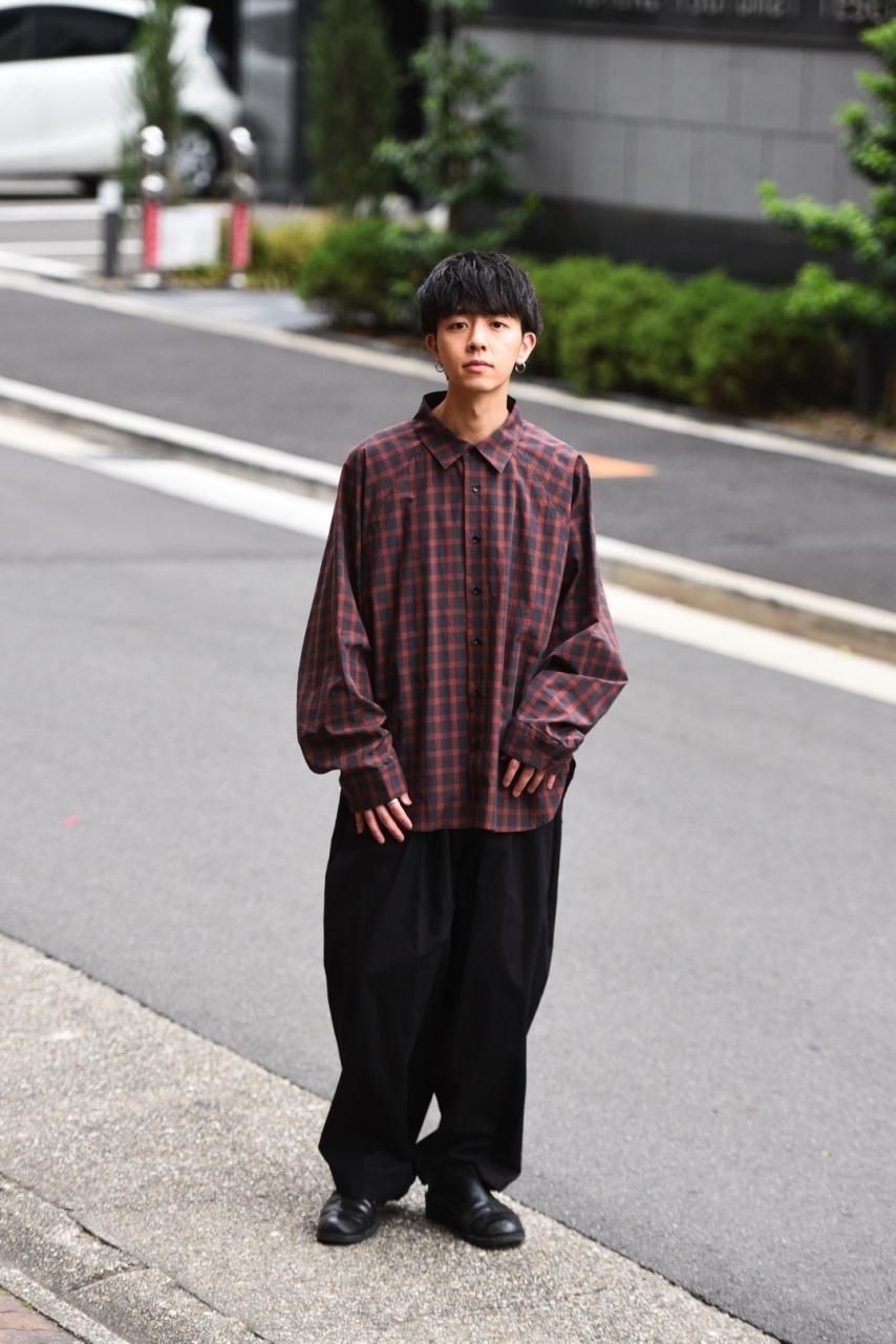 My Beautiful Landlet ラグランビッグチェックシャツ Red - BISHOOL,Edwina Horl,My Beautiful  Landlet,YANTOR等取扱い OVIE STUDIO の通販サイト