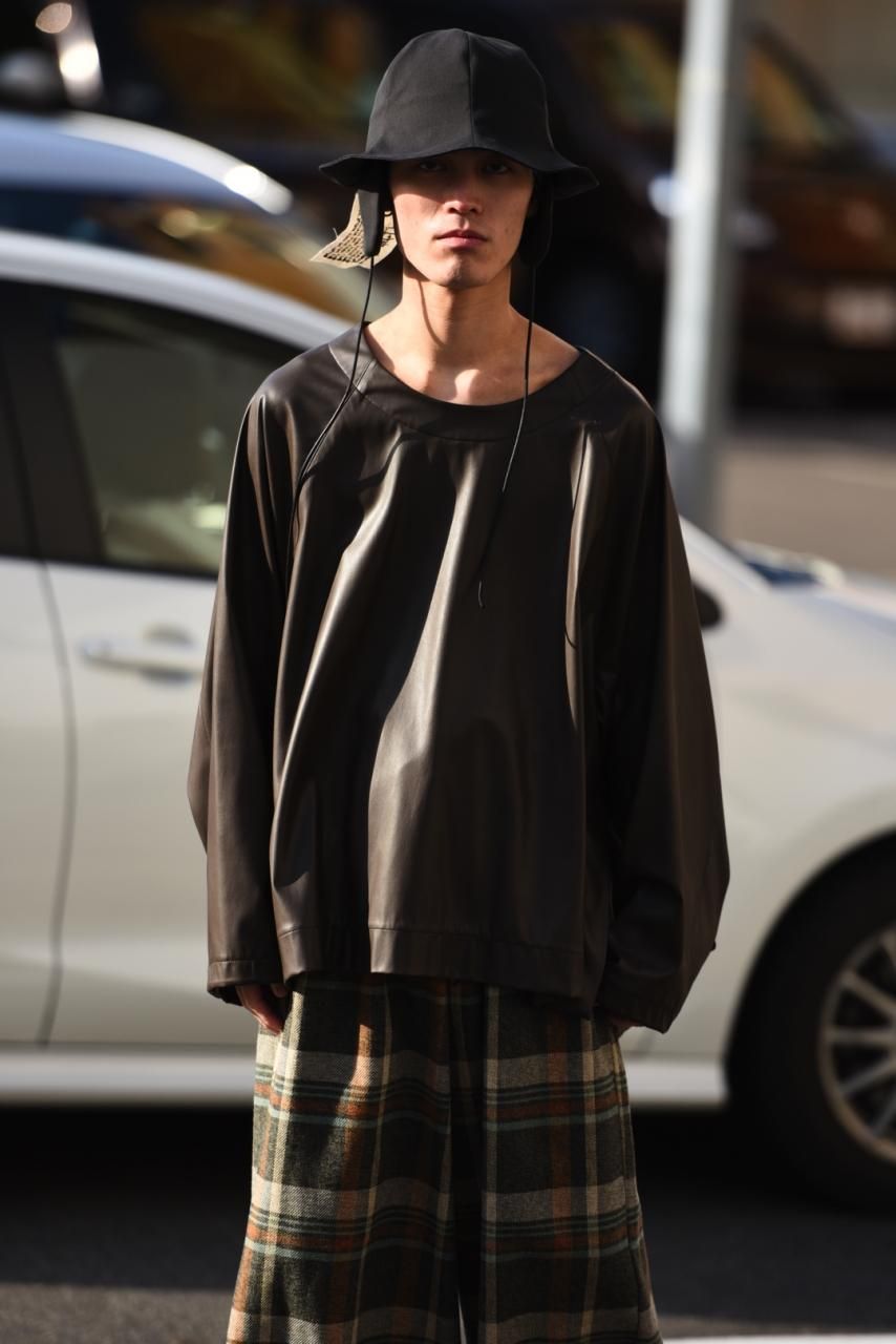 my beautiful landlet】 WOOL TWILL OVERSIZE SHIRT（シャツ