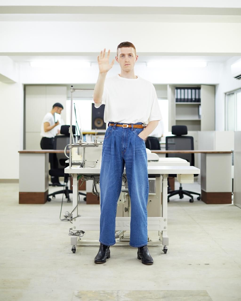 i'm here DENIM PANTS:CLIP ON - BISHOOL,Edwina Horl,My i'm here DENIM PANTS:CLIP ON - BISHOOL,Edwina Horl,My
