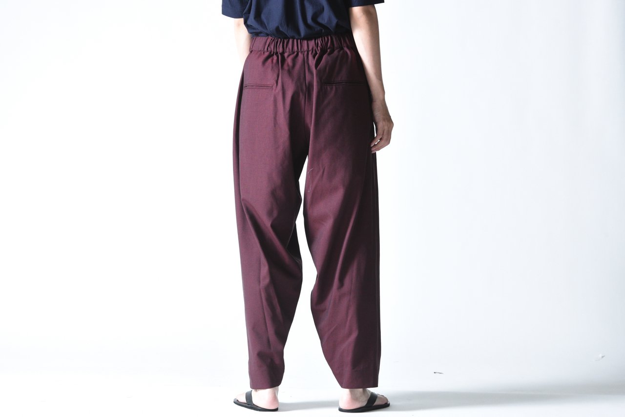 YANTOR Chambray Wool 6tuck Pants Enji - BISHOOL,Edwina Horl,My