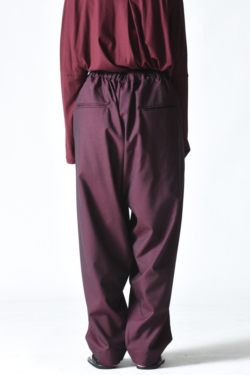 YANTOR Chambray Wool 6tuck Pants Enji - BISHOOL,Edwina Horl,My