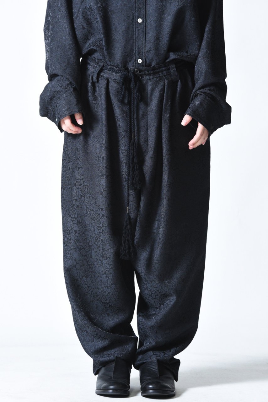 Edwina Hörl × BISHOOL] Jacquard EH Pants black - BISHOOL,Edwina