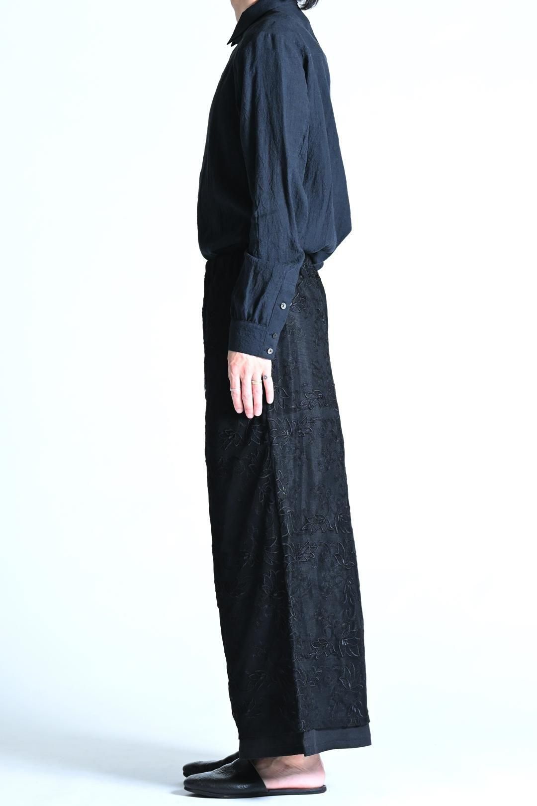 kujaku ブラウス kujaku / K-271 / Linen×Cotton Half Sleeve Cutse