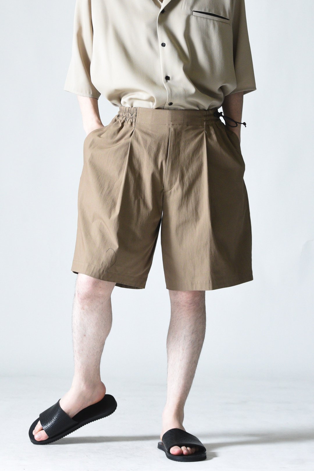 My Beautiful Landlet 定番ワイドショーツ Khaki - BISHOOL,Edwina