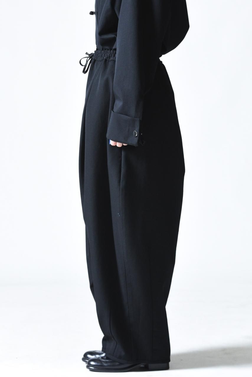 BISHOOL Wool Gabardine Drape Cocoon Pants - BISHOOL,Edwina BISHOOL Wool Gabardine Drape Cocoon Pants - BISHOOL,Edwina