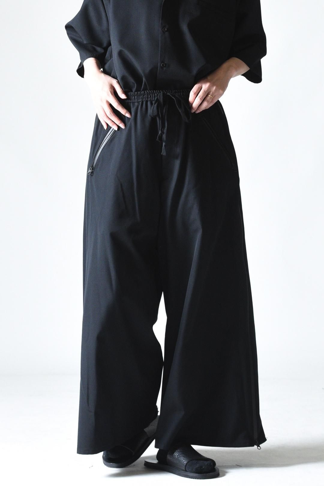 Bishool Dyed Twill Flower Wrap Big Pants - その他