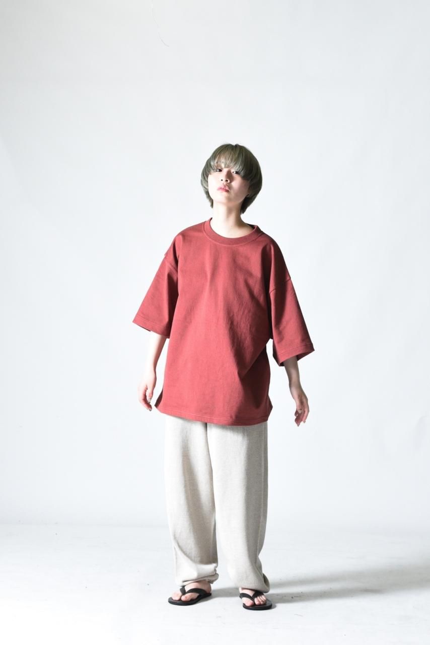 crepuscule Knit T-shirt Brick - BISHOOL,Edwina Horl,My