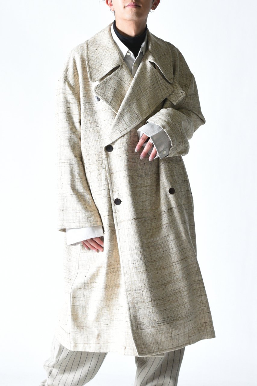 Edwina Horl SILK TRENCH COAT -幸福は付帯して現れる、副次的な状況