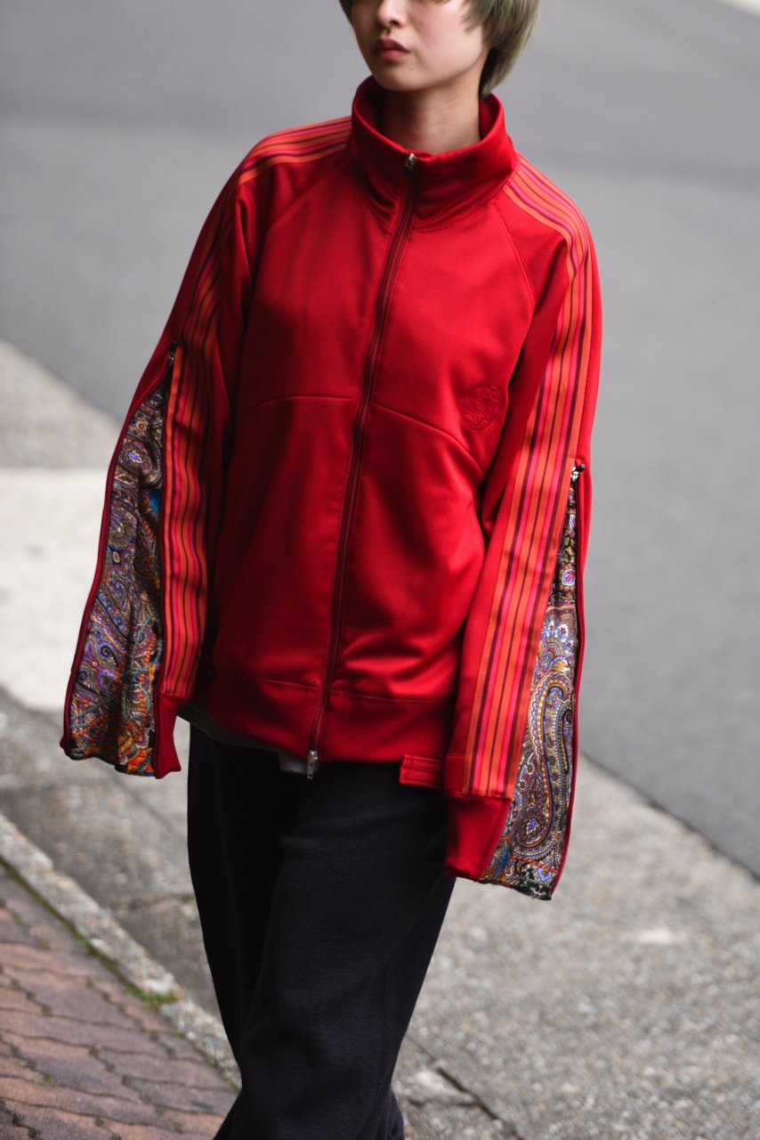 Leh Zip Track Blouson Red - BISHOOL,Edwina Horl,My Beautiful