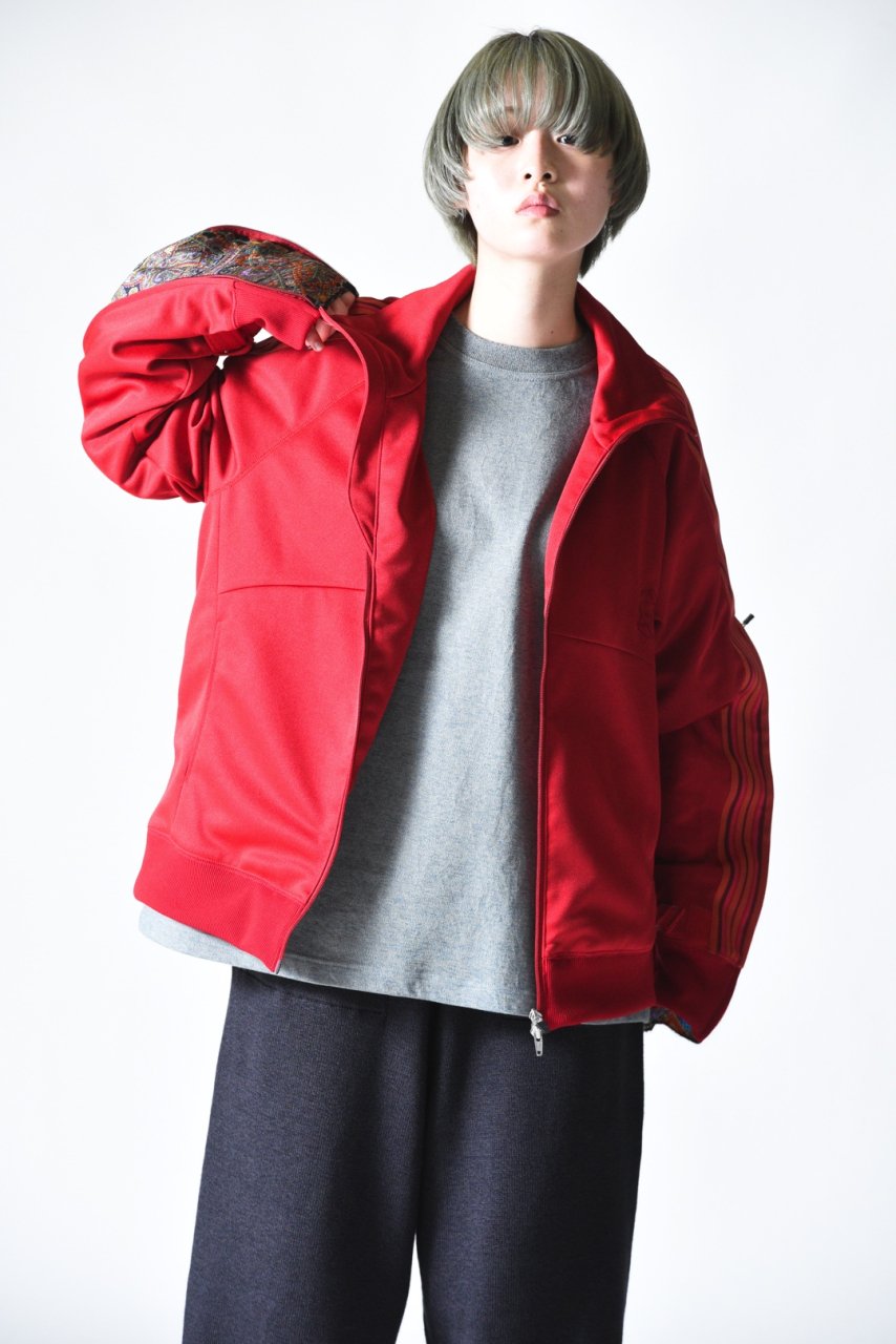 Leh Zip Track Blouson Red - BISHOOL,Edwina Horl,My Beautiful