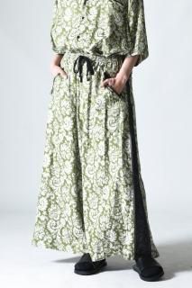 BISHOOL Jacquard Big Track Pants khaki(A-133)