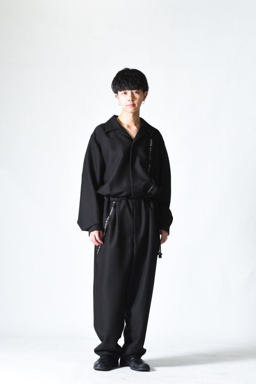 ETHOSENS Ear Name Jump Suit Iron Black/OVIE STUDIO limited Size 