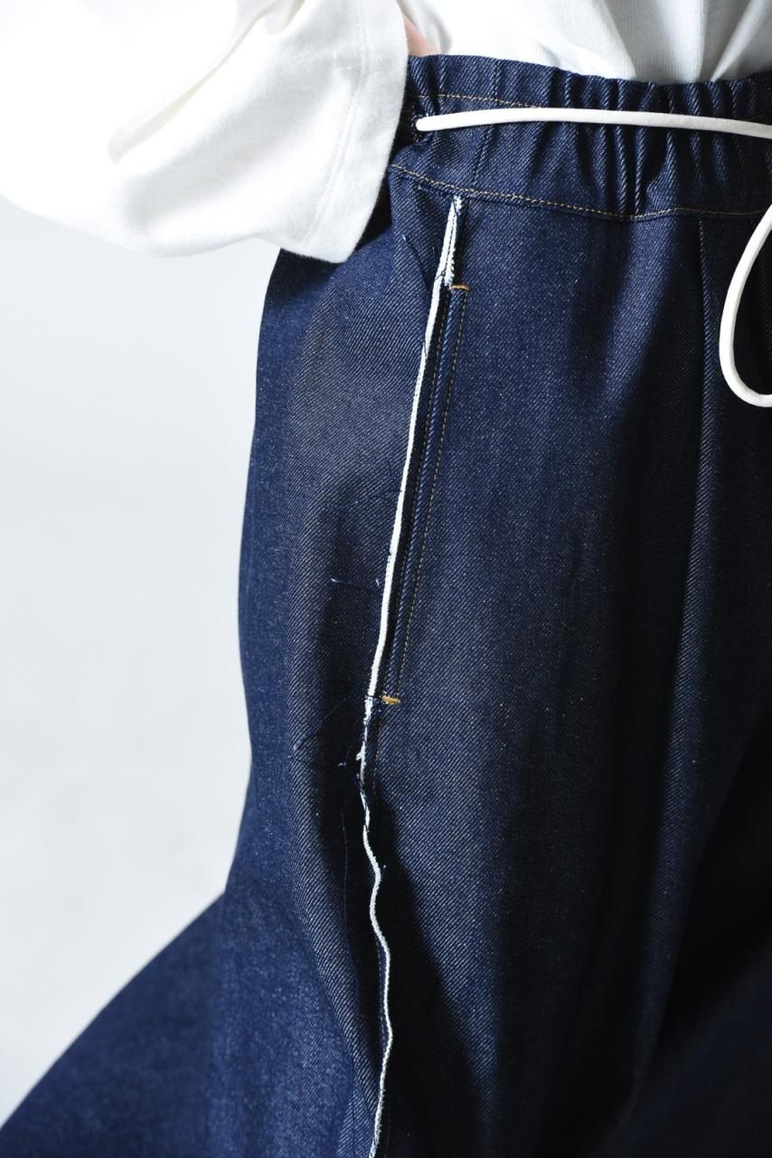 My Beautiful Landlet 12ozデニムコクーンビッグパンツ Indigo My Beautiful Landlet 12ozデニムコクーンビッグパンツ Indigo