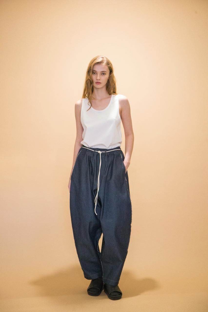 my beautiful landlet】COTTON LINEN BIG POCKET SHORT PANTS