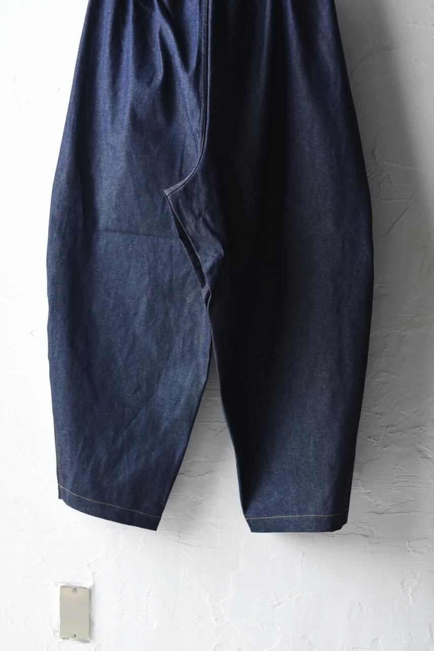 My Beautiful Landlet 12ozデニムコクーンビッグパンツ Indigo