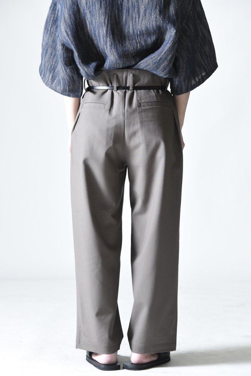 Edwina Horl 2 TUCK SLACKS greige - BISHOOL,Edwina Horl,My