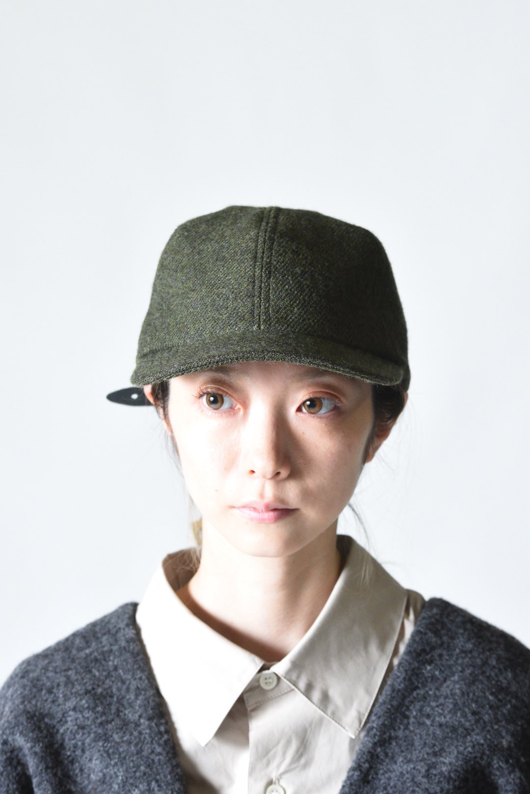 My Beautiful Landlet ウールツイルMBLキャップ Olive - BISHOOL