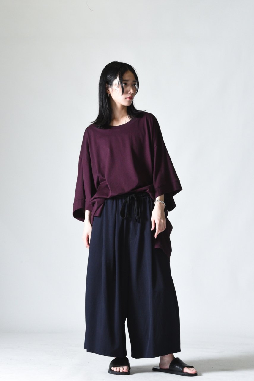 BISHOOL Wool Gabardine 3 Tuck Big Pants dark navy - BISHOOL,Edwina Horl,My  Beautiful Landlet,YANTOR等取扱い OVIE STUDIO の通販サイト