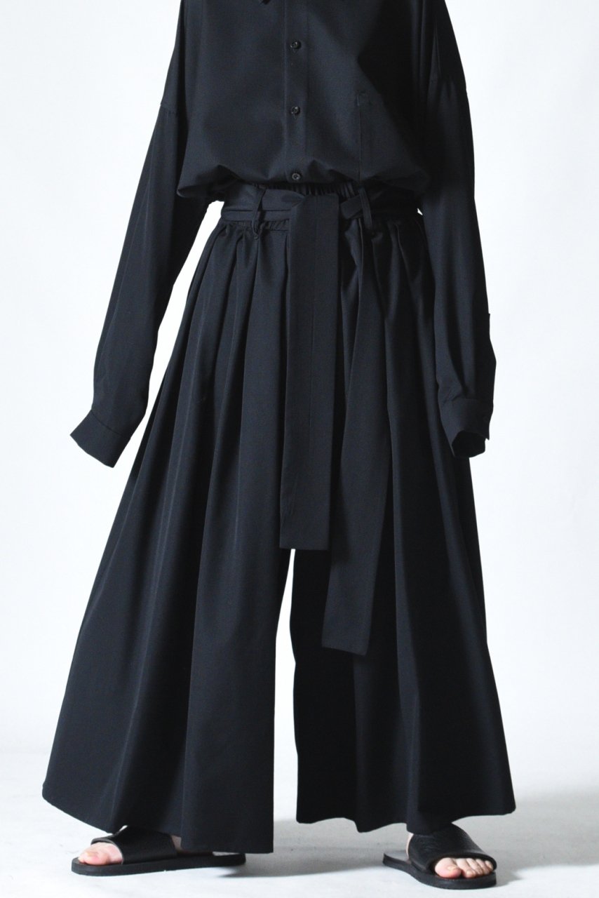 Wool Gabardine KIMONO Pants BISHOOL | comonuevo.com.co