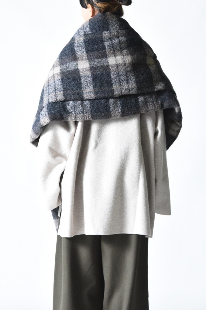 VOAAOV モヘアタッチウールダウンストール Beige - BISHOOL VOAAOV モヘアタッチウールダウンストール Beige - BISHOOL