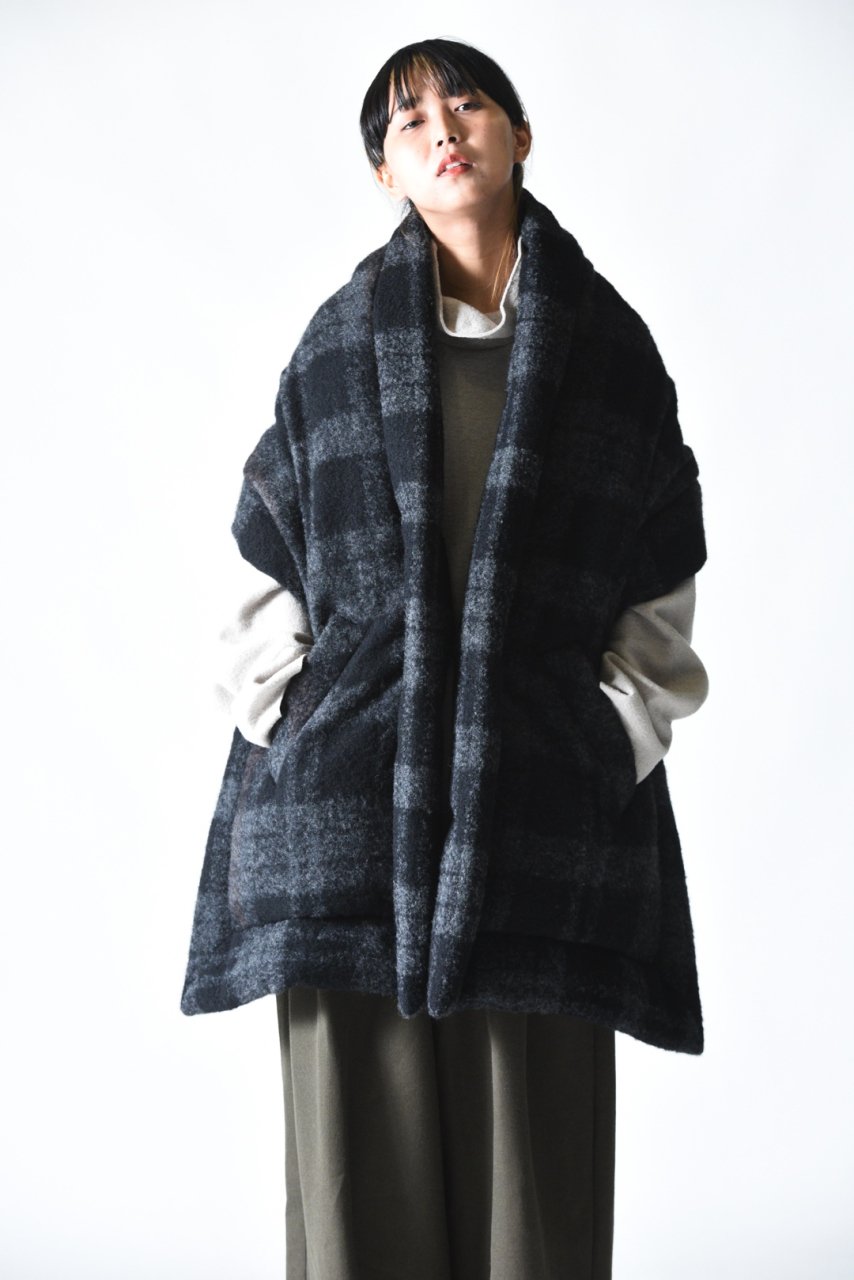 VOAAOV モヘアタッチウールダウンストール Black - BISHOOL,Edwina Horl,My Beautiful  Landlet,YANTOR等取扱い OVIE STUDIO の通販サイト