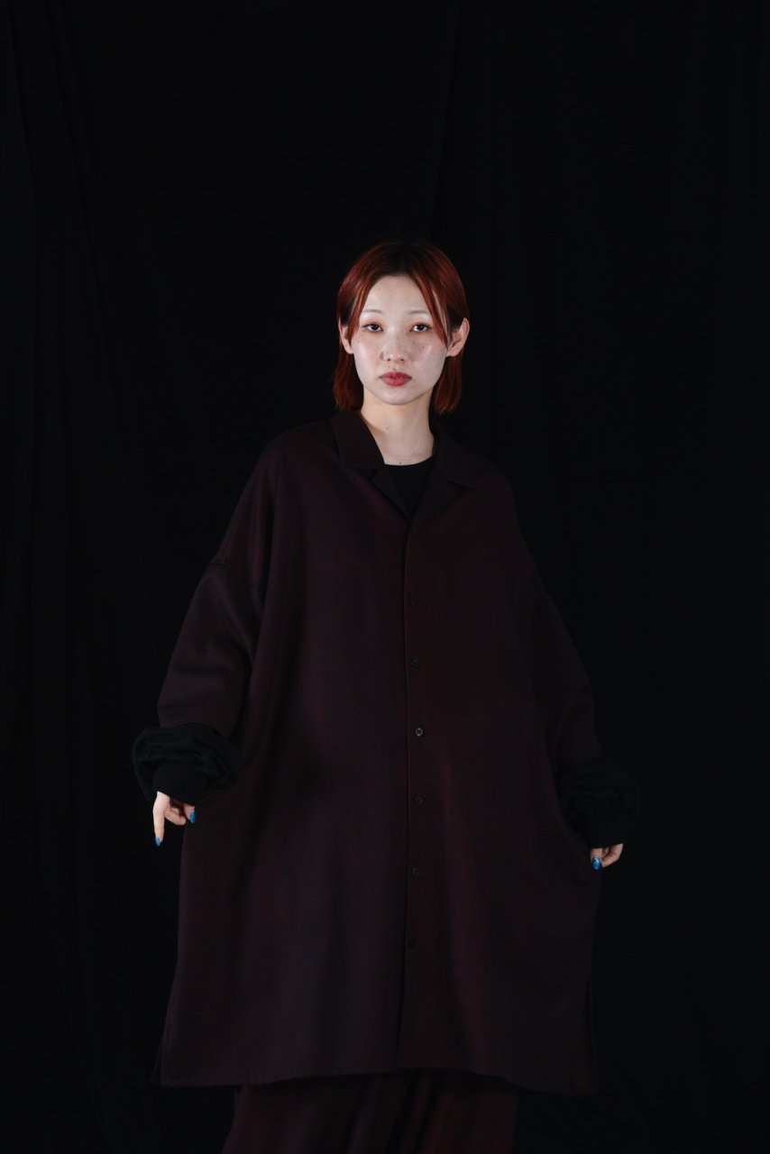 BISHOOL Urban Wool Gabardine YUKATA Shirt black × wine - BISHOOL,Edwina  Horl,My Beautiful Landlet,YANTOR等取扱い OVIE STUDIO の通販サイト