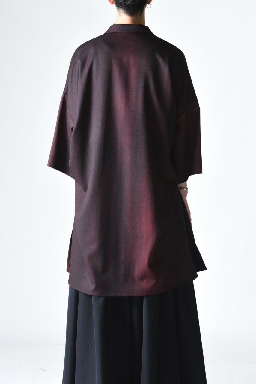 BISHOOL Urban Wool Gabardine YUKATA Shirt black × wine - BISHOOL,Edwina  Horl,My Beautiful Landlet,YANTOR等取扱い OVIE STUDIO の通販サイト