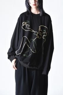 Edwina Horl T-SHIRT<MOTHER IN MIND> Black