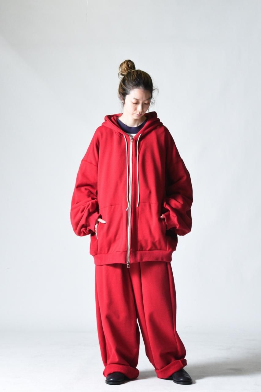 My Beautiful Landlet ドルマンビッグスウェットパーカー Red My Beautiful Landlet ドルマンビッグスウェットパーカー Red