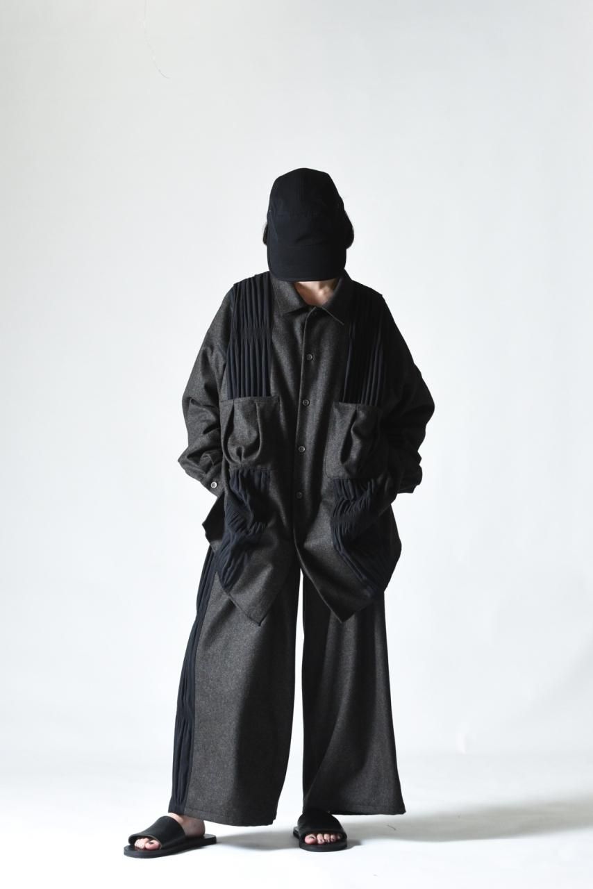 NEPHOLOGIST Pleats Line Wool Flannel Wide Slacks mix khaki - BISHOOL,Edwina Horl,My Beautiful Landlet,YANTOR等取扱い OVIE STUDIO の通販サイト NEPHOLOGIST Pleats Line Wool Flannel Wide Slacks mix khaki - BISHOOL,Edwina Horl,My Beautiful Landlet,YANTOR等取扱い OVIE STUDIO の通販サイト