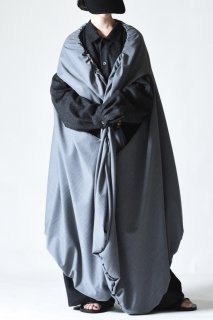 NEPHOLOGIST Gather Outer Stole wool gray