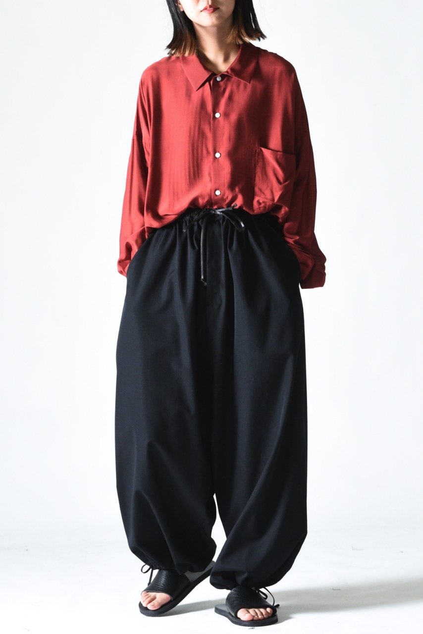 BISHOOL Wool Gabardine Goto-Gi pants-