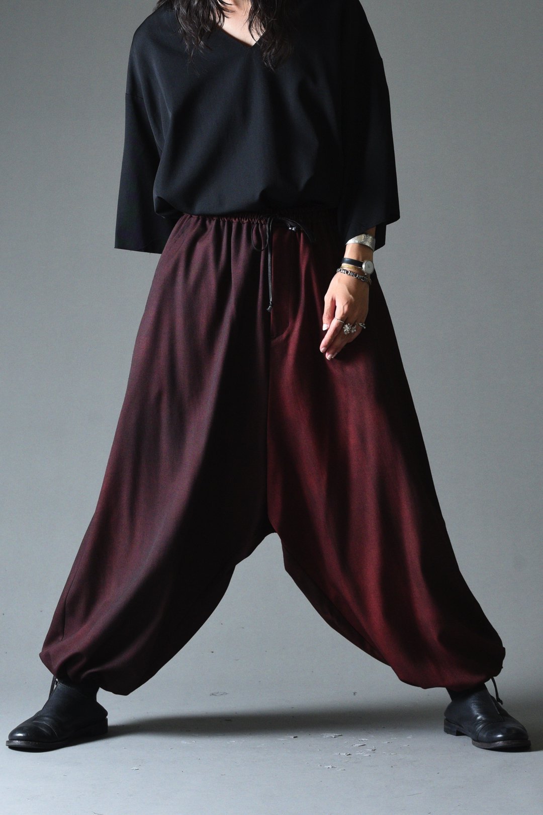 BISHOOL 3 Tuck Circle Pants ウールギャバ - その他