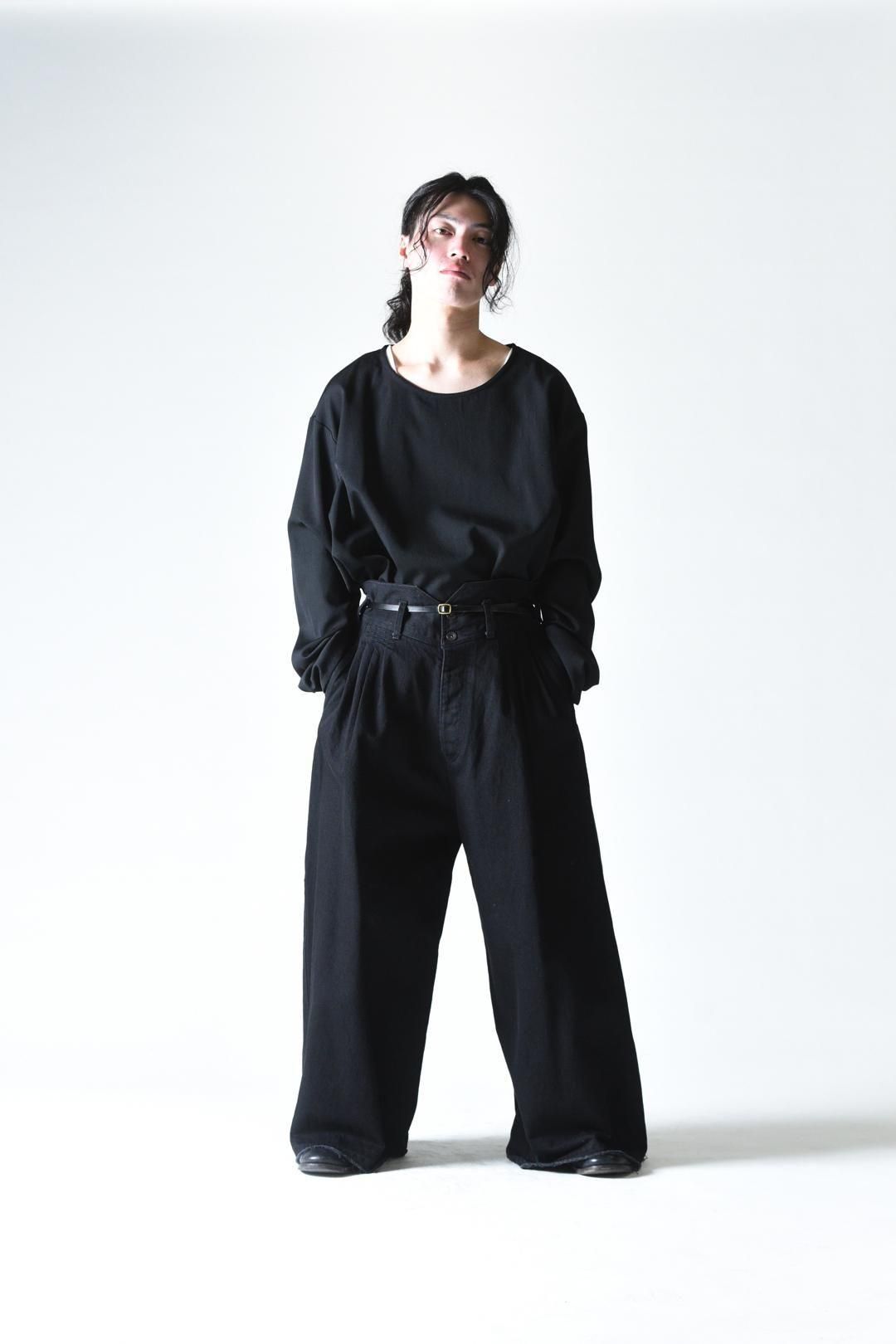 ESSAY GOTHIC DENIM Black Denim - BISHOOL,Edwina Horl,My