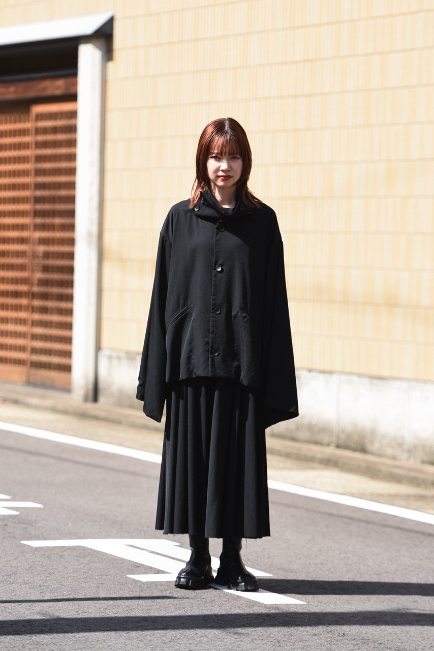 BISHOOL Wool Gabardine KIMONO Sleeve Stand Jacket - BISHOOL,Edwina Horl,My  Beautiful Landlet,YANTOR等取扱い OVIE STUDIO の通販サイト