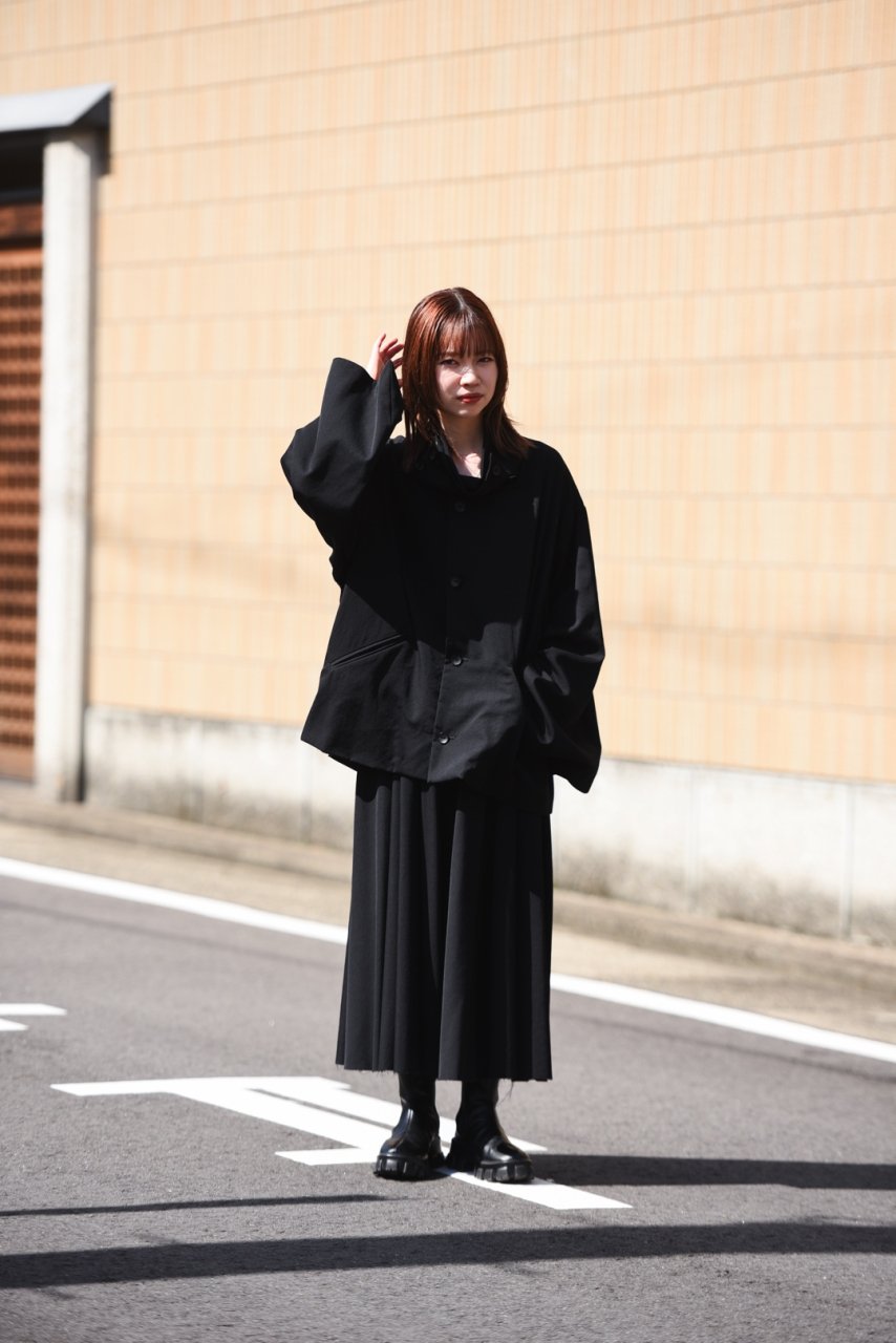 BISHOOL Wool Gabardine KIMONO Sleeve Stand Jacket - BISHOOL,Edwina Horl,My  Beautiful Landlet,YANTOR等取扱い OVIE STUDIO の通販サイト