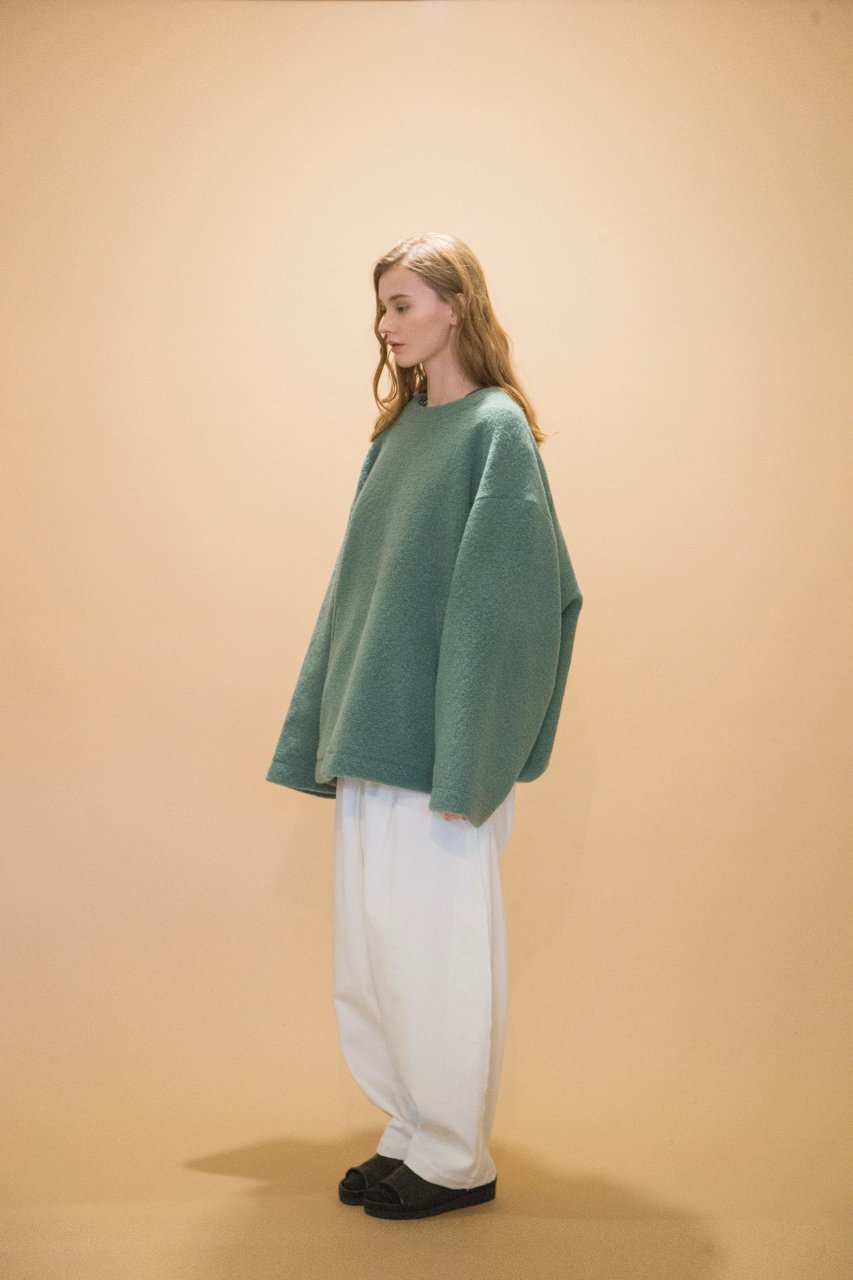 My Beautiful Landlet ビッグニットプルオーバー Green - BISHOOL