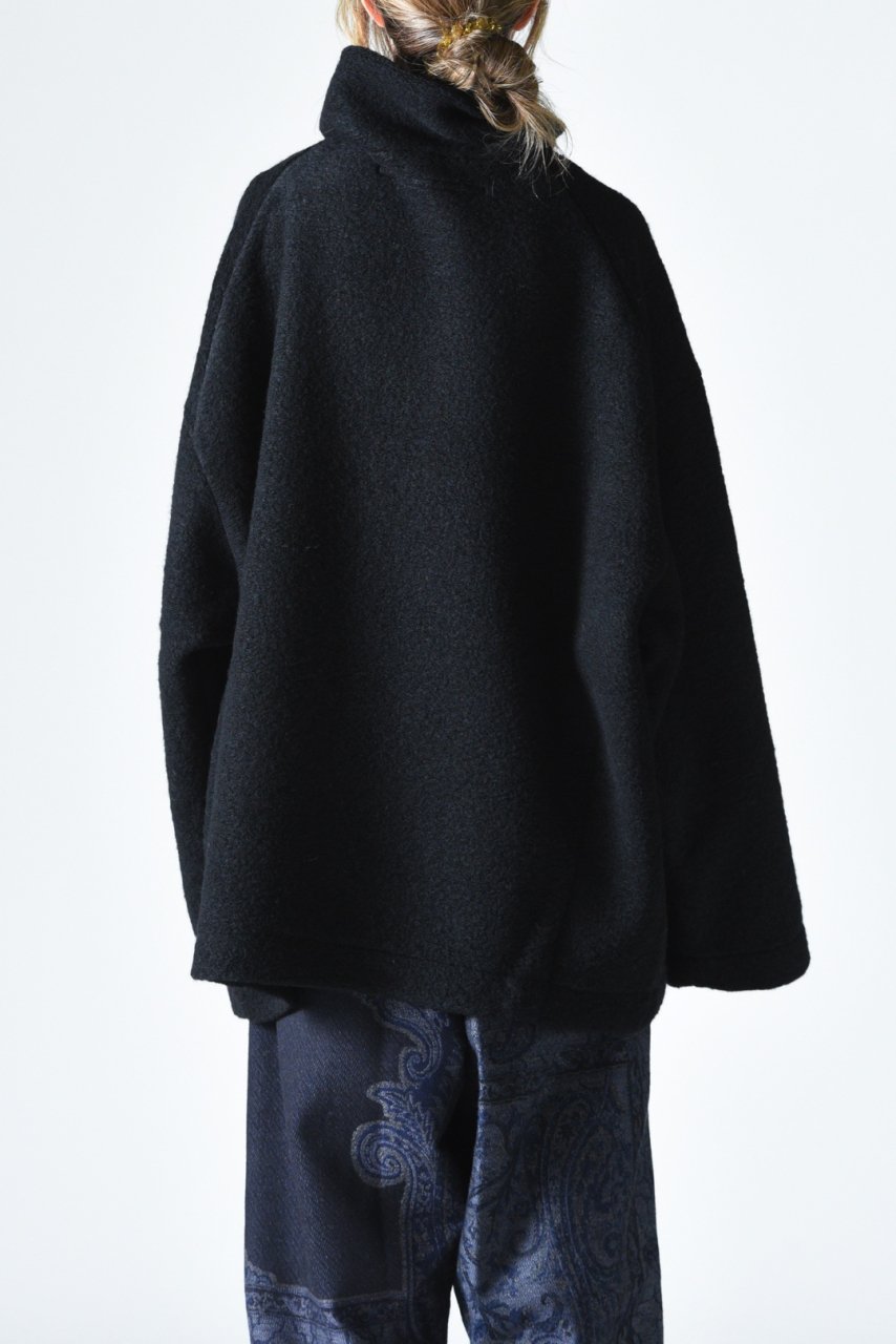 My Beautiful Landlet タートルネックビッグニット Black - BISHOOL