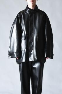 Edwina Horl HBB LEATHER JACKET metaphor black