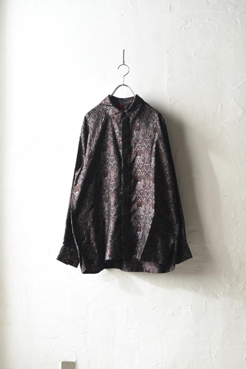 YANTOR Hand Flyfront Shirts コットン シルク YANTOR Hand Silk Cotton Flyfront Shirts