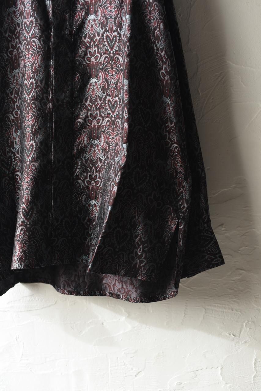 YANTOR Hand Flyfront Shirts コットン シルク YANTOR Persian Hand-Jacquard Flyfront Shirts - BISHOOL