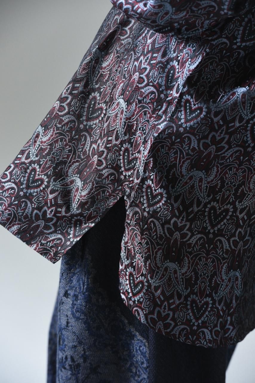 YANTOR Persian Hand-Jacquard Flyfront Shirts - BISHOOL,Edwina Horl