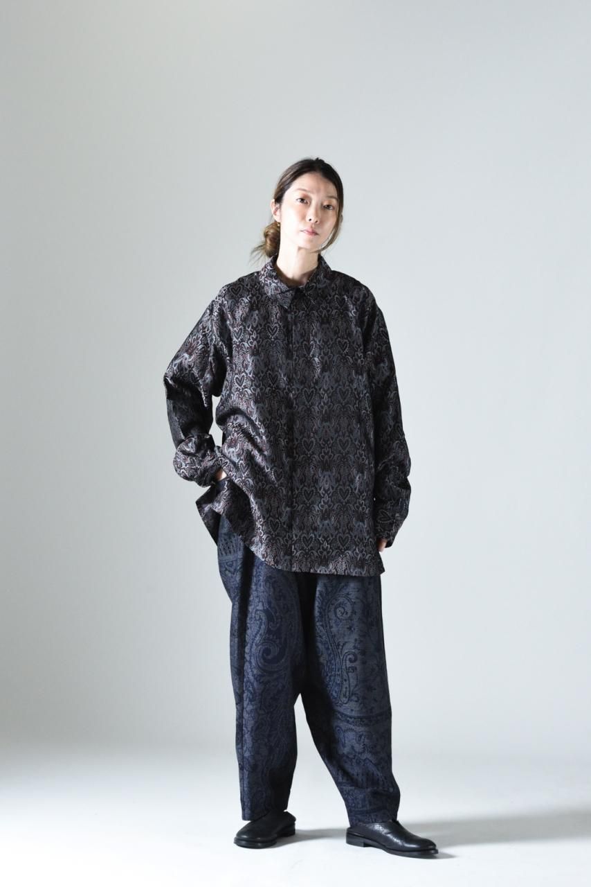 YANTOR Persian Hand-Jacquard Flyfront Shirts - BISHOOL