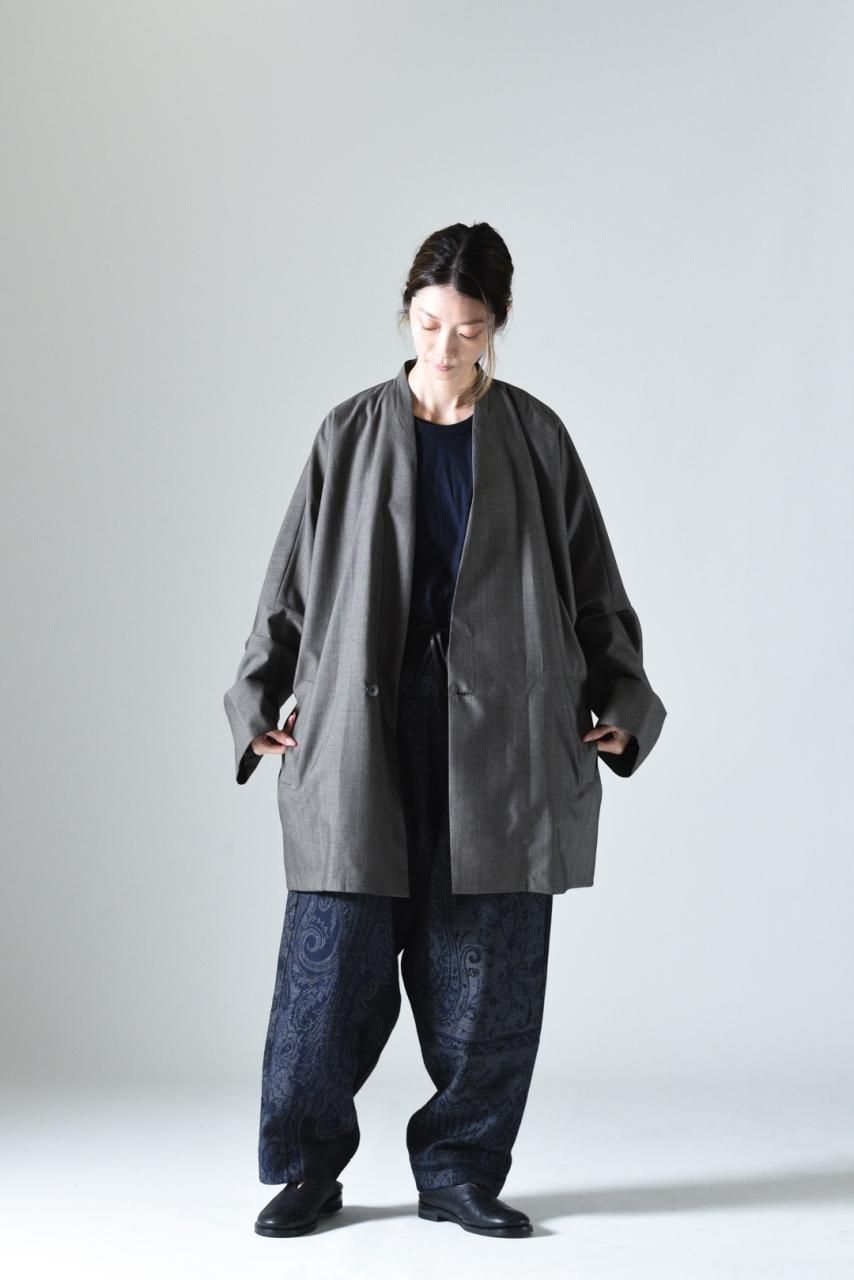 としくん　lapeaudegem melton jacket outer としくん様専用 lapeaudegem melton jacket outer - メルカリ