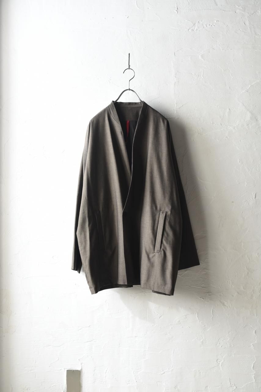 YANTOR Chambray Wool Skin Jacket greige - BISHOOL,Edwina Horl,My