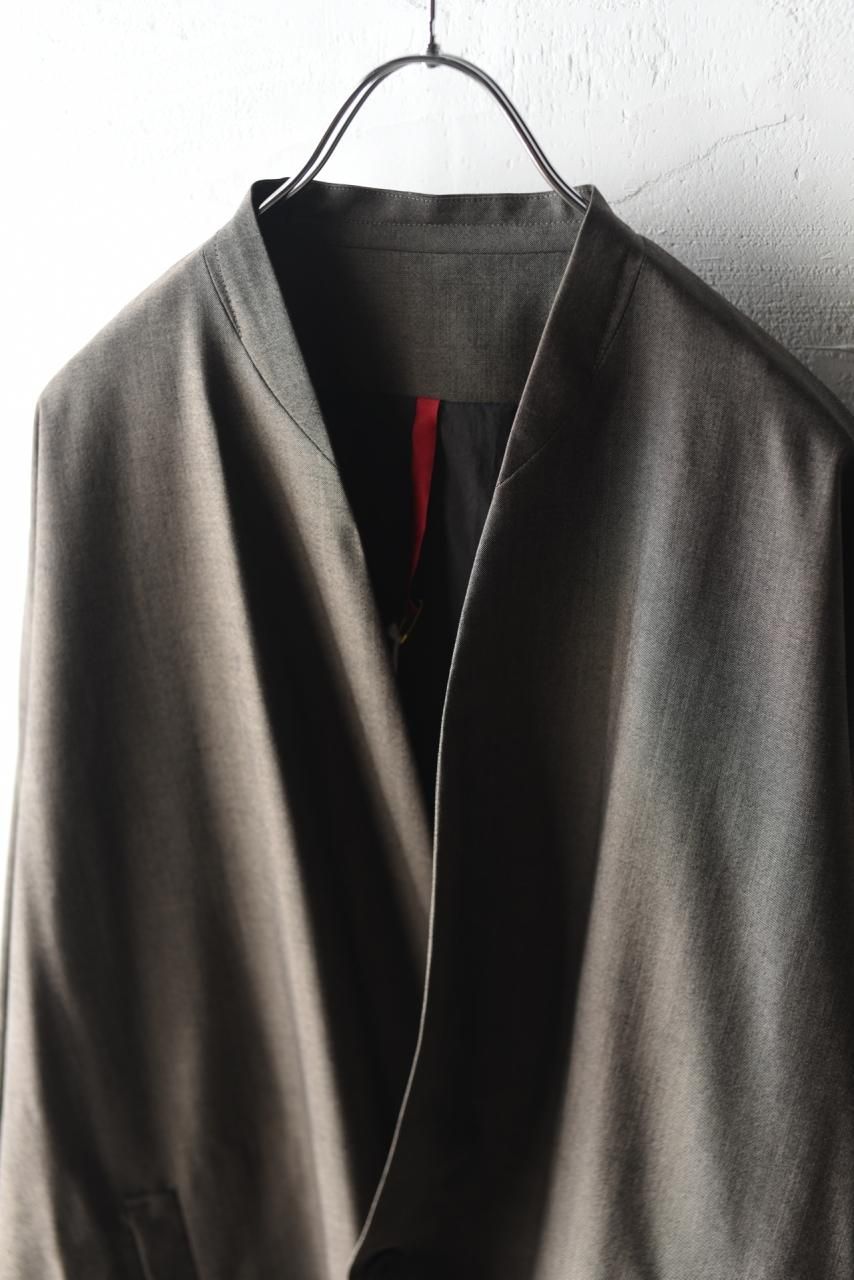 YANTOR Chambray Wool Skin Jacket greige - BISHOOL,Edwina Horl,My