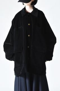 BISHOOL 9well Organic Corduroy Huge Jacket black